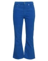 Grifoni Woman Pants Blue Size 27 Cotton, Elastane