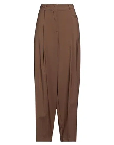Grifoni Woman Pants Brown Size 8 Virgin Wool