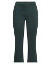 Grifoni Woman Pants Dark Green Size 6 Cotton, Elastane