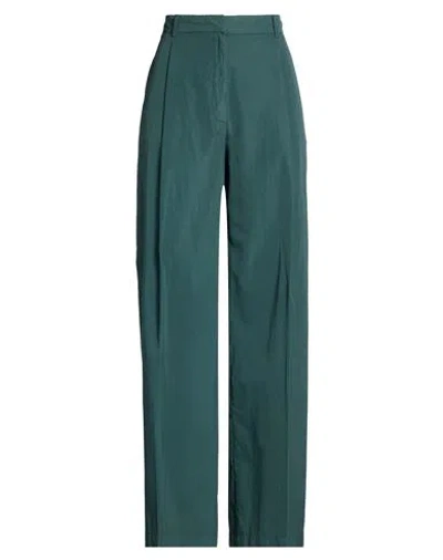 Grifoni Woman Pants Dark Green Size 8 Cotton In Multi