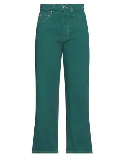 Grifoni Woman Pants Green Size 26 Cotton