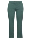 Grifoni Woman Pants Green Size 4 Cotton, Elastane