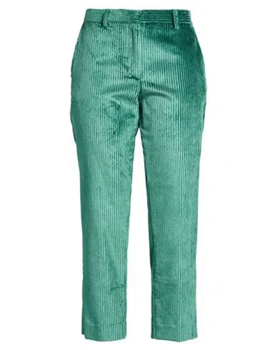Grifoni Woman Pants Green Size 8 Silk, Cotton