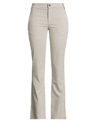 Grifoni Woman Pants Khaki Size 4 Cotton, Polyester, Viscose In Gray