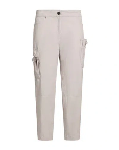 Grifoni Woman Pants Light Grey Size 4 Cotton