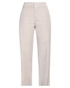 Grifoni Woman Pants Light Grey Size 4 Cotton In Grey