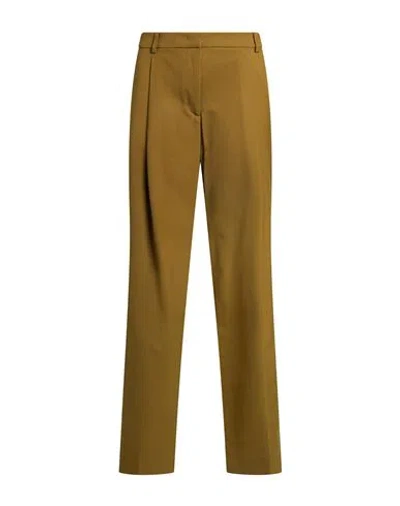 Grifoni Woman Pants Military Green Size 2 Polyester, Virgin Wool, Elastane