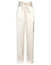 Grifoni Woman Pants Off White Size 8 Viscose In Off White