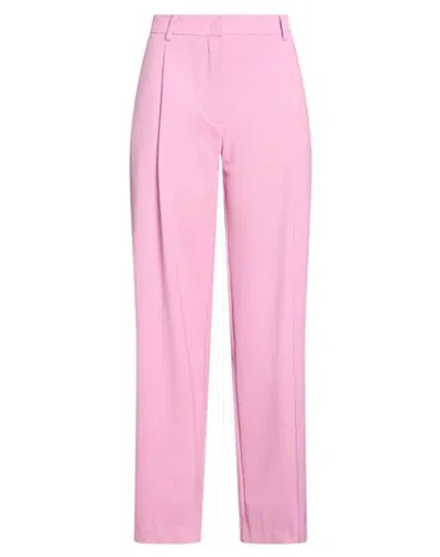 Grifoni Woman Pants Pink Size 2 Polyester, Wool, Elastane