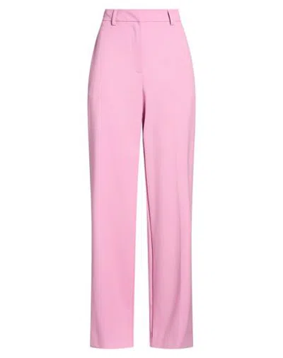 Grifoni Woman Pants Pink Size 4 Polyester, Virgin Wool, Elastane