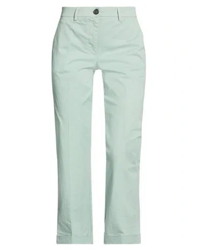 Grifoni Woman Pants Sage Green Size 2 Cotton, Elastane