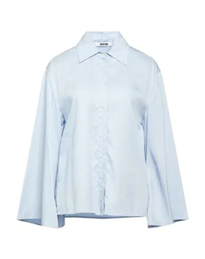 Grifoni Woman Shirt Sky Blue Size 2 Lyocell