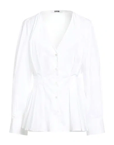 Grifoni Woman Shirt White Size 4 Cotton