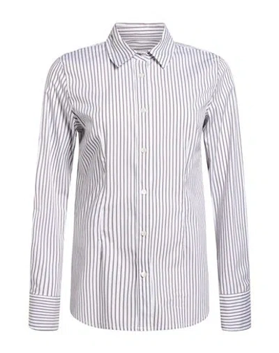 Grifoni Woman Shirt White Size 8 Cotton, Polyamide, Elastane