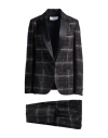 Grifoni Woman Suit Black Size 10 Viscose, Wool, Polyester