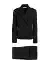 Grifoni Woman Suit Black Size 8 Polyester, Virgin Wool, Elastane In Black