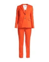 Grifoni Woman Suit Orange Size 6 Virgin Wool In Orange