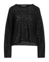 Grifoni Woman Sweater Black Size 2 Cotton, Polyamide