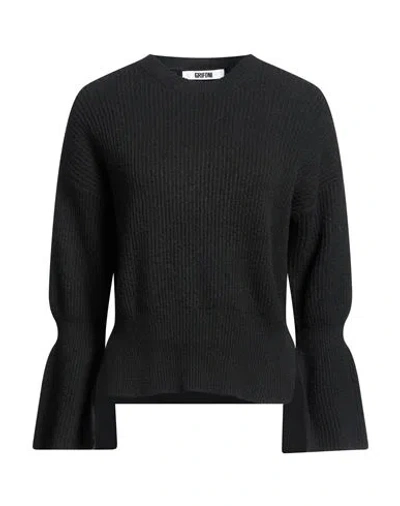 Grifoni Woman Sweater Black Size 6 Cotton, Polyamide