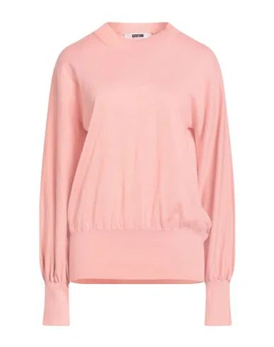 Grifoni Woman Sweater Blush Size 6 Cotton, Cashmere