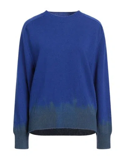 Grifoni Woman Sweater Bright Blue Size 6 Wool, Polyamide