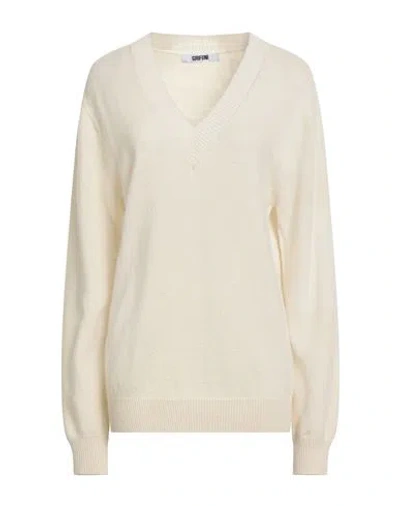 Grifoni Woman Sweater Cream Size 12 Cashmere