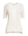 Grifoni Woman Sweater Ivory Size 10 Cotton In White