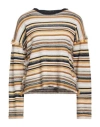 Grifoni Woman Sweater Marigold Size 6 Linen, Cotton In Yellow
