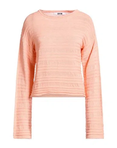 Grifoni Woman Sweater Salmon Pink Size 4 Cotton