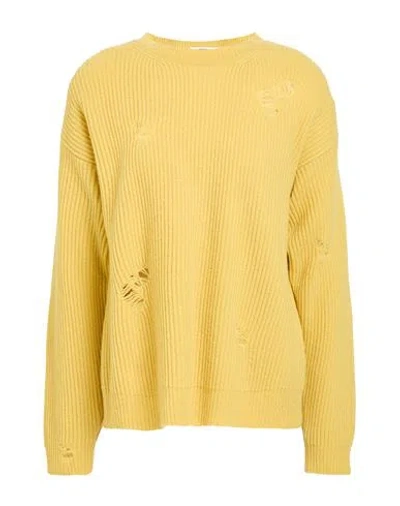 Grifoni Woman Sweater Yellow Size 6 Virgin Wool