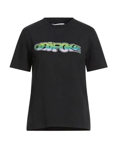Grifoni Woman T-shirt Black Size L Cotton