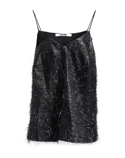 Grifoni Woman Top Black Size 10 Polyester
