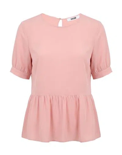 Grifoni Woman Top Pink Size 4 Acetate, Silk