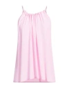 Grifoni Woman Top Pink Size 8 Acetate, Silk