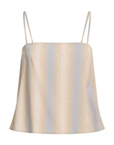 Grifoni Woman Top Sand Size 4 Viscose, Polyamide