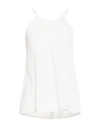 Grifoni Woman Top White Size 6 Acetate, Silk In White
