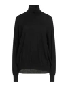 Grifoni Woman Turtleneck Black Size 10 Virgin Wool
