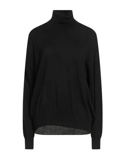 Grifoni Woman Turtleneck Black Size 10 Virgin Wool