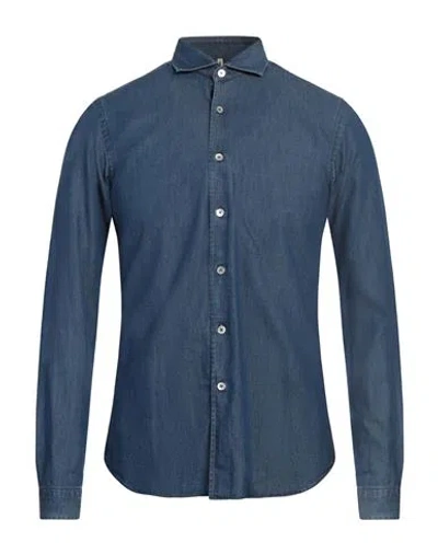 Grigio Man Denim Shirt Blue Size 15 ½ Cotton