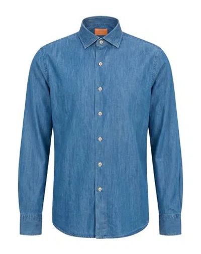 Grigio Man Denim Shirt Blue Size 15 ½ Cotton
