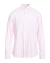 Grigio Man Shirt Light Pink Size 17 Cotton In Pink