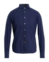 Grigio Man Shirt Midnight Blue Size 15 Cotton