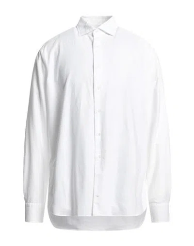 Grigio Man Shirt White Size 16 Cotton