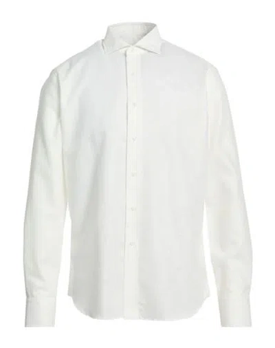 Grigio Man Shirt White Size 16 ½ Cotton, Silk