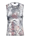 Grigio Perla Man Tank Top Black Size Xl Polyamide, Elastane In Black
