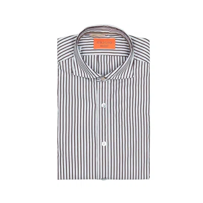 Grigio Shirt Man In Brown