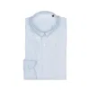 Grigio Shirt Man  Japan Rigo Oxford In Blue