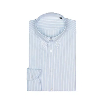Grigio Shirt Man  Japan Rigo Oxford In Blue