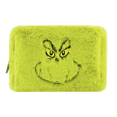 Grinch The  Face Plush Cosmetic Bag