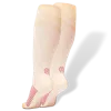 Gripjoy Men's Compression Socks With Grips In Beige